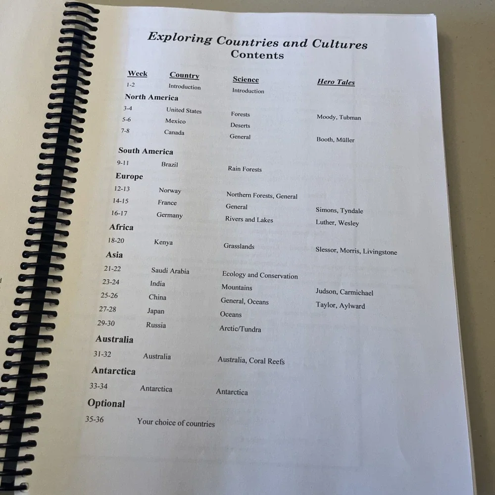 My Father's World Exploring Countries and Culture Good 2nd Ed Teacher's Manual